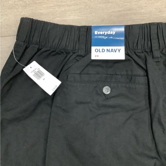Women's Old Navy 2X 20 - 22 Shorts Chino Khakis Black Everyday Stretch NWT - Picture 6 of 9